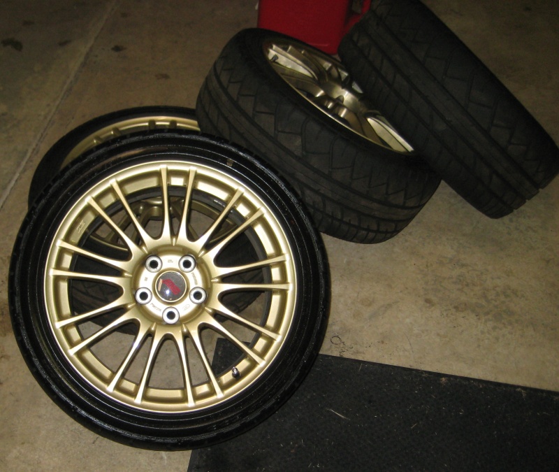 I have a couple of pieces off my 2008 STI 2008 STI BBS Wheels Gold